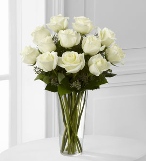 The FTD White Rose Bouquet