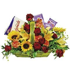 Arrangement in Basket