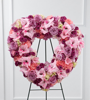 The FTD Eternal Rest Standing Heart 