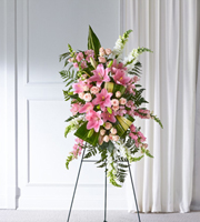 The FTD Elegant Embrace Standing Spray