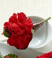 The FTD Red Carnation Boutonniere