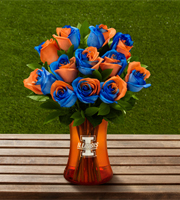 The FTD University of Illinois Fighting Illini Rose Bouquet- 12 Stems