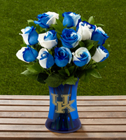 The FTD University of Kentucky Wildcats Rose Bouquet - 12 Stems