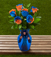 The FTD Auburn University Tigers Rose Bouquet - 6 Stems