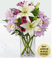 Lavender Fields Mixed Flower Bouquet - VASE INCLUDED