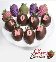 Belgian Chocolate Dipped Love Mom Berrygram