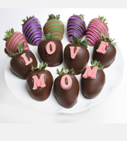 Belgian Chocolate Dipped Love Mom Berrygram