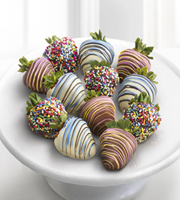 Chocolate Dip Delights Sweet Celebrations Real Chocolate Covered Strawberries - 12-piece