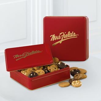 Mrs. Fields Classic Tin with 48 Assorted Nibblers