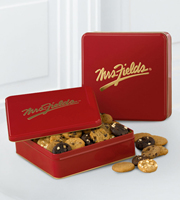 Mrs. Fields Classic Tin with 48 Assorted Nibblers