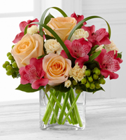 The FTD All Aglow Bouquet by Better Homes and Gardens - VASE INCLUDED